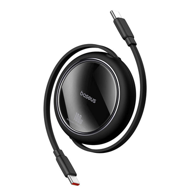 Product Καλώδιo USB-C to USB-C Baseus Free2Draw, PD, 100W, 1m (black) base image