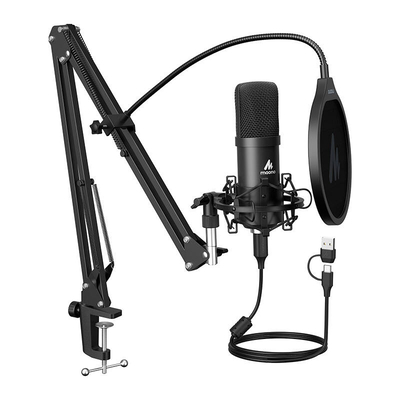 Product Μικρόφωνο with stand Maono A04E (black) base image