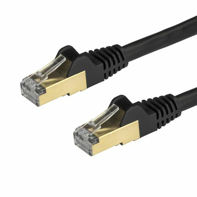 Product Καλώδιο Δικτύου UTP Cat.6 StarTech 6ASPAT150CMBK 1,5 m Μαύρο base image