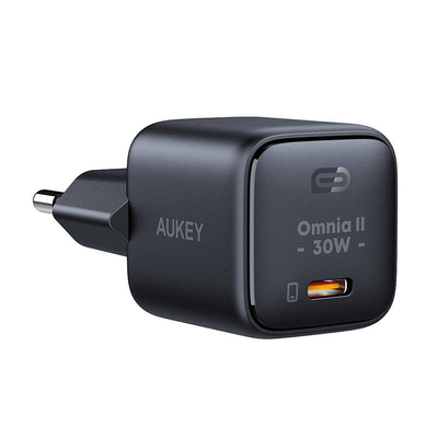 Product Φορτιστής Πρίζας Aukey PA-B1L,USB-C, 30W (Black) base image