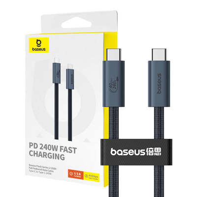 Product Καλώδιo USB Quick Charge USB-C Baseus Flash 240W 1m (black) base image