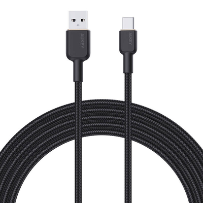 Product Καλώδιο USB Aukey CB-NAC2 USB-A to USB-C 1.8m (Black) base image