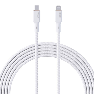 Product Καλώδιo USB Aukey CB-NCL2 USB-C to Lightning 1.8m (white) base image