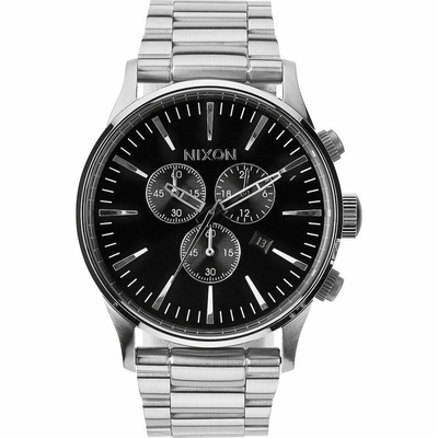 Product Ανδρικό Ρολόι Nixon Sentry Chrono Ασημί base image