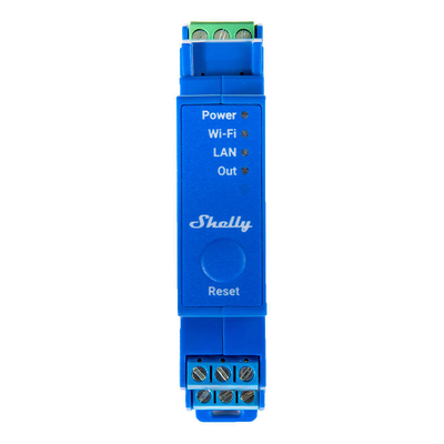 Product Ενδιάμεσος Διακόπτης DIN Rail Smart Switch Shelly Pro 1 with dry contacts, 1 channe; base image