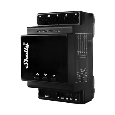 Product Ενδιάμεσος Διακόπτης DIN Rail Smart Switch Shelly Pro 4PM with power metering, 4 channels base image