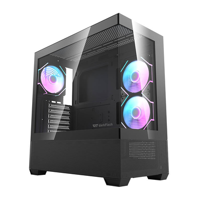 Product Κουτί Υπολογιστή Darkflash DS900 AIR με 6 ανεμιστήρες ARGB (Μαύρο) base image
