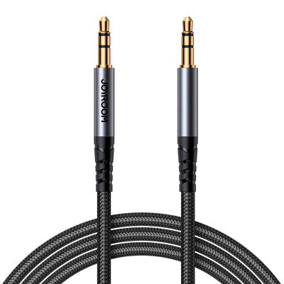 Product Καλώδιο 3.5mm Joyroom SY-A09 AUX to 3.5mm braided, 1.2m (black) base image