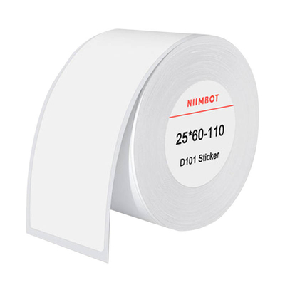 Product Αυτοκόλλητες Θερμικές Ετικέτες Niimbot 25x60mm, 110τμχ (Λευκό) base image