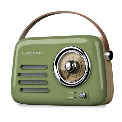 Product Ραδιόφωνο Τρανζίστορ Ledwood ALMA GREY Πράσινο 30 W  base image