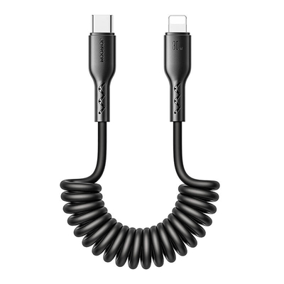 Product Καλώδιο USB Joyroom Fast Charging Type-C to Lightning Easy-Travel Series 30W 1.5m, coiled (black) base image