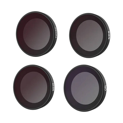 Product Αξεσουάρ Action Cameras Telesin Lens filter Set CPL/ND8/ND16/ND32 for Insta360 GO3 base image