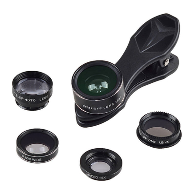 Product Αξεσουάρ Φακών Apexel Mobile kit APL-DG5H 5 in 1 universal (Black) base image