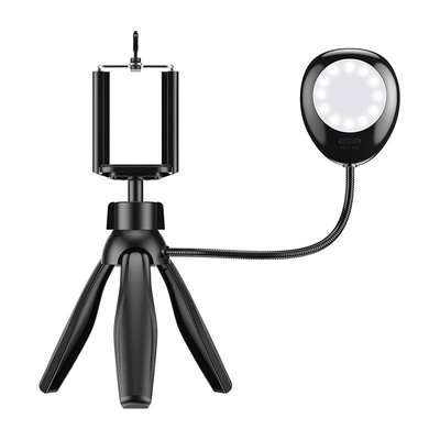 Product Ring Light Apexel holder/tripod APL-JJ21FL with LED light (Black) base image