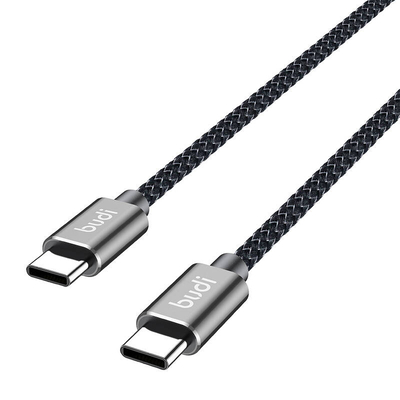 Product Καλώδιο USB Budi USB-C to USB-C 65W 1,5m (black) base image