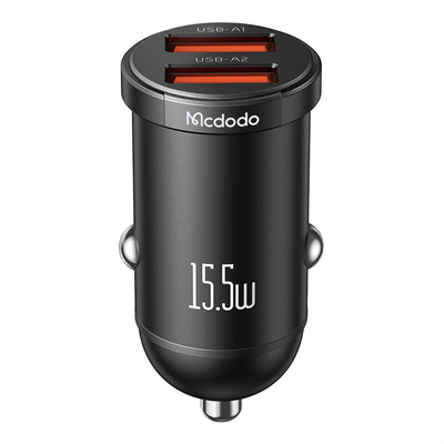 Product Φορτιστής Αυτοκινήτου Mcdodo CC-2950 2x USB, 15.5W (black) base image