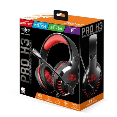 Product Headset Spirit of Gamer Pro H3 Πορτοκαλί Μαύρο/Πορτοκαλί base image