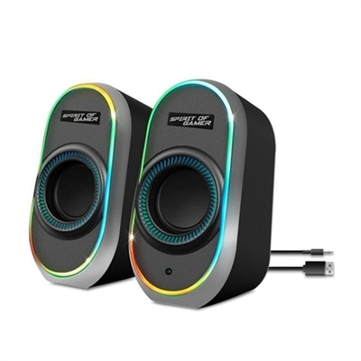 Product Ηχεία Η/Υ Spirit of Gamer SP-5500BK Μαύρο 3 W 6 W  base image