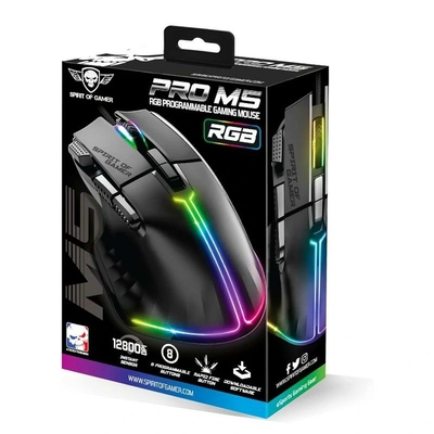 Product Ποντίκι Gaming Ενσύρματο Spirit of Gamer Souris Pro M5 Μαύρο base image