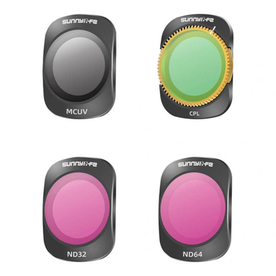 Product Φίλτρο Φακών Sunnylife 4 filters MCUV CPL ND32/64 Sunnylife for Pocket 3 base image