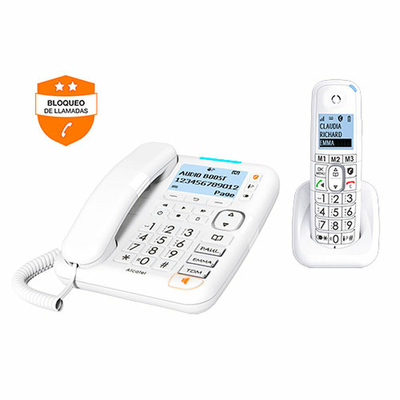Product Ασύρματο Τηλέφωνο Alcatel XL785 Λευκό base image