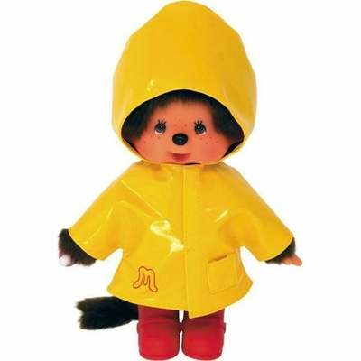 Product Αρκουδάκι Bandai Monchhichi Iconic Raincoat 20 cm Κίτρινο base image
