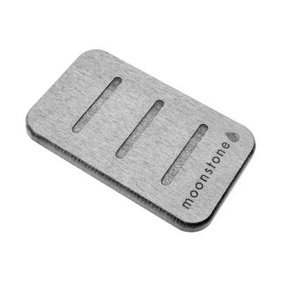 Product Σαπουνοθήκη Moonstone από Διατομίτη DIATOMITE 12.6x8x0.9 cm Λευκή MOO-SOAP-WH base image