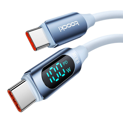 Product Καλώδιο USB-C to USB-C Toocki TXCTT1- XX04-B2, 2m, FC 100W (blue) base image