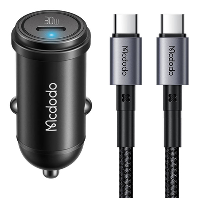 Product Φορτιστής Αυτοκινήτου Mcdodo CC-7493 65W USB-C With E-mark Chip 1m 100W (Black) base image