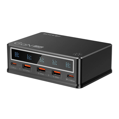 Product Φορτιστής Πρίζας Desktop Blitzwolf BW-i9 110W PD 3xUSB-A, 2xUSB-C (Black) base image