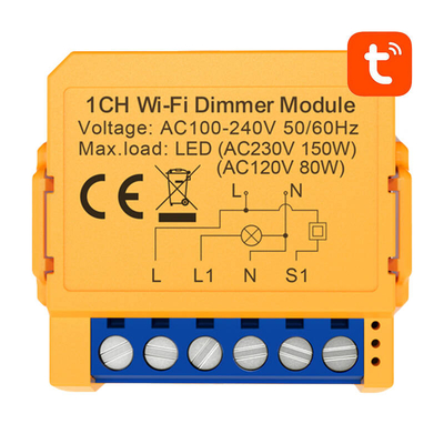 Product Ενδιάμεσος Διακόπτης Avatto Smart WiFi DMS16-2 TUYA base image