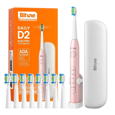 Product Ηλεκτρική Οδοντόβουρτσα Bitvae with tips set, holder and case D2 (pink) base image