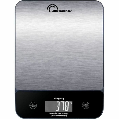 Product Ζυγαριά Κουζίνας Little Balance 10 kg Ασημί 23,8 x 17,3 cm  base image