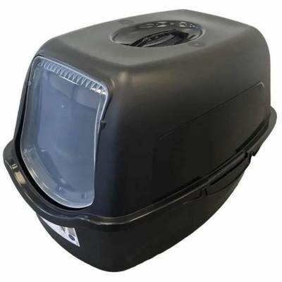 Product Κουτί απορριμμάτων γάτας Petdesign Samba 56 x 40 x 39 cm Λευκό/Μαύρο base image