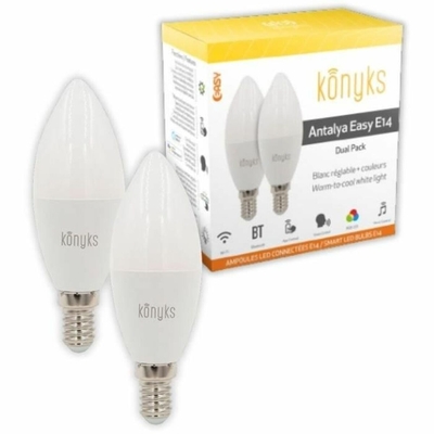 Product Λάμπα Κερί LED Konyks e14 Λευκό base image
