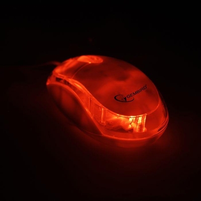 Product Ποντίκι Gembird Usb Laser Transparent White base image