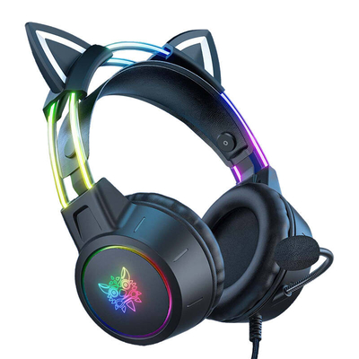Product Ακουστικά Gaming Onikuma X15 PRO με Αυτιά Γάτας (Μαύρο) base image