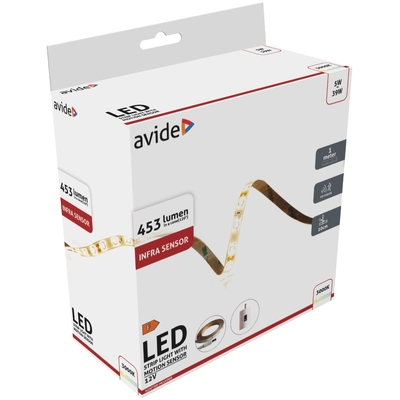 Product Ταινία LED Avide Blister με Αισθητήρα Υπερύθρων 12V 1m 5W 3000K base image
