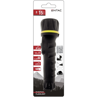 Product Φακός LED Entac Πλαστικός EFL-2AA-PL base image