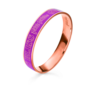 Product Γυναικείο Βραχιόλι Folli Follie 3B13T015Rd (16cm) από Ατσάλι Purple base image