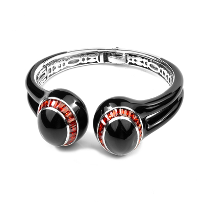 Product Γυναικείο Βραχιόλι Folli Follie 3B9S060Kr (7cm) από Ασήμι Black base image