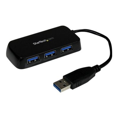 Product USB Hub StarTech 4 Port USB 3.0 SuperSpeed Black base image