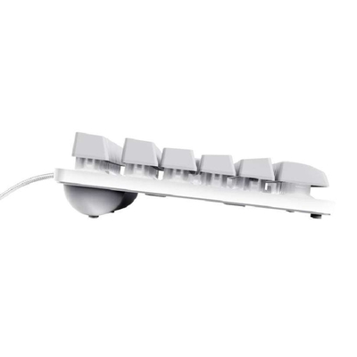 Product Πληκτρολόγιο Ενσύρματο Trust GXT833WTHADO TKL US WH base image