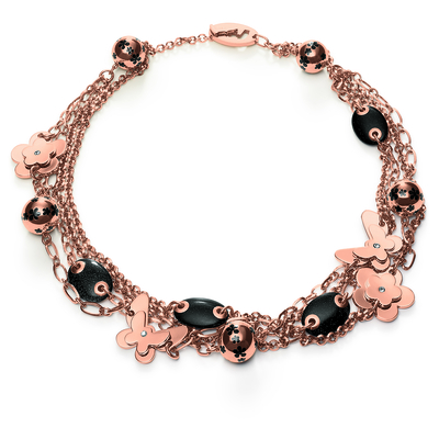 Product Γυναικείο Κολιέ Folli Follie 3N0T037Rcx (50cm) από Ατσάλι Pinkish base image