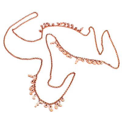 Product Γυναικείο Κολιέ Folli Follie 3N13T022Rc (80cm) από Ατσάλι Pink base image