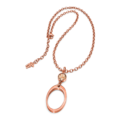 Product Γυναικείο Κολιέ Folli Follie 3N15T002Rs (45cm) από Ατσάλι Pinkish base image