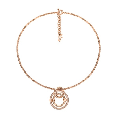 Product Γυναικείο Κολιέ Folli Follie 3N15T059Rc (50cm) Επιχρύσωση Pink base image