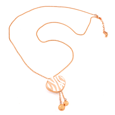 Product Γυναικείο Κολιέ Folli Follie 3N1T008Rw (35cm) από Ατσάλι Pink base image