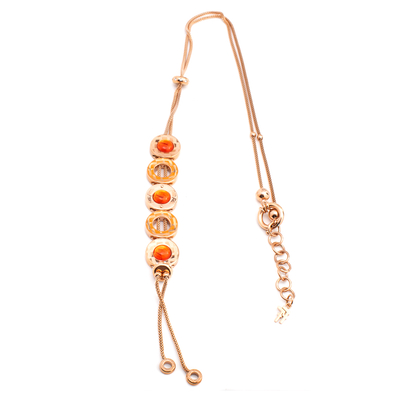 Product Γυναικείο Κολιέ Folli Follie 3N1T045Ro (28cm) από Ατσάλι Pink base image