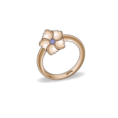 Product Γυναικείο Δαχτυλίδι Folli Follie 3R19T010Rv-52 (52) από Ατσάλι Pink base image